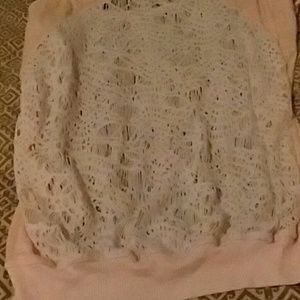 Miss Me Tops - Miss Me See through shirt. Miss Me Tops - Miss Me See through shirt.